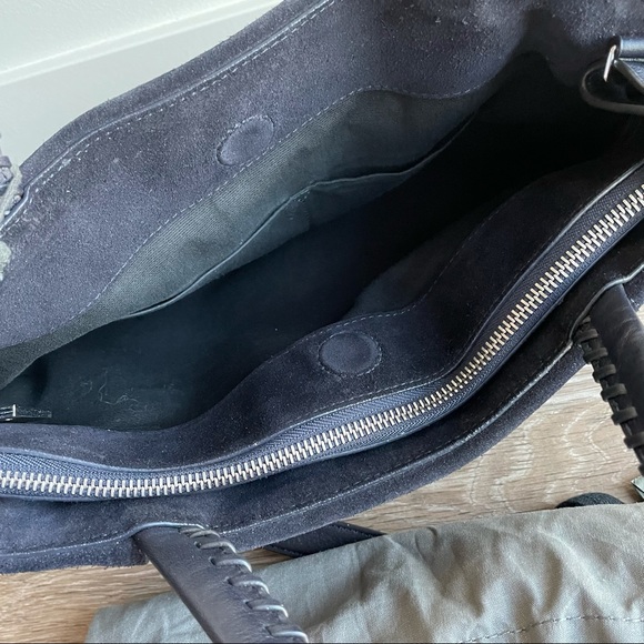 All Saints Fleur de Lis Ew SM genuine leather bag - Picture 11 of 16